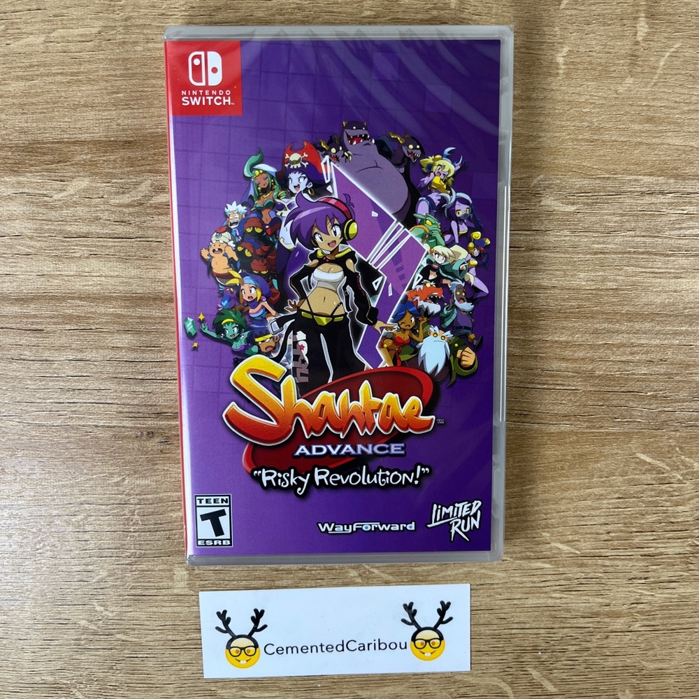 Shantae Advance Risky Revolution Switch Limited Run 10th Anniversary Variant